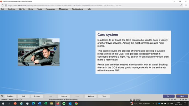 Cours Amadeus autoformation CAR